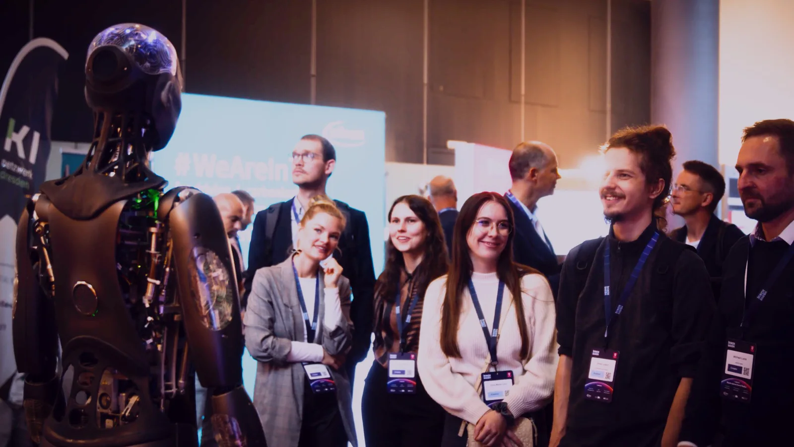 Aussteller- und Networking-Bereich bei Brains on Silicon