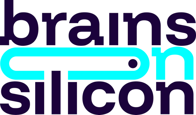 Brains on Silicon Logo in Schwarz